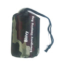 Saco de dormir de emergencia impermeable de camuflaje 120x200cm portátil calor supervivencia Camping reutilizable, enviar bolsa de almacenamiento Original