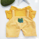 Kleidung für Ente 30cm Plüschpuppen Ente Kleidung für Lalafanfan Ente Baumwollrock Overalls Outfit Enten Tierkleidung Spielzeug