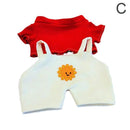 Kleidung für Ente 30cm Plüschpuppen Ente Kleidung für Lalafanfan Ente Baumwollrock Overalls Outfit Enten Tierkleidung Spielzeug