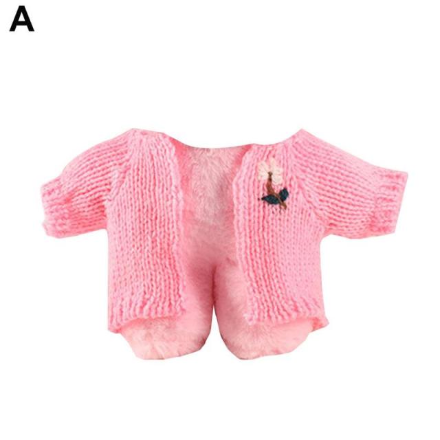 Kleidung für Ente 30cm Plüschpuppen Ente Kleidung für Lalafanfan Ente Baumwollrock Overalls Outfit Enten Tierkleidung Spielzeug