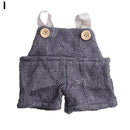 Kleidung für Ente 30cm Plüschpuppen Ente Kleidung für Lalafanfan Ente Baumwollrock Overalls Outfit Enten Tierkleidung Spielzeug