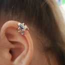 2022 Fashion Frog Ear Cuffs Siliver Ear Cuff Ohrclips für Frauen Earcuff No Piercing Fake Knorpel Ohrringe