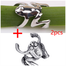 2022 Fashion Frog Ear Cuffs Siliver Ear Cuff Ohrclips für Frauen Earcuff No Piercing Fake Knorpel Ohrringe