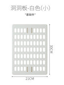 Mehrschichtiges Küchenregal, Boden, Wand, zum Aufhängen, Aufbewahrungshalter, Lochbrett, Regal, frei perforiert, Finishing-Speicherorganisator