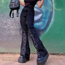 Gothic Emo Alt Cargo Pants Techwear Hippie Baggy Jeans Mom Goth Punk Black Denim Hose Cyber ​​Y2k Pants Academic Dark Clothes