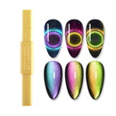 LILYCUTE Doppelköpfiger Nail Art Magnet Stick 9D Katze magnetisch für Nagelgellack Linienstreifeneffekt Starke magnetische Stiftwerkzeuge