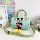 2022 neue Disney Umhängetaschen Cartoons Mickey Mouse Nylontasche Frauen Messenger Bag Cute Anime Fashion Handtasche Geschenke für ein Mädchen
