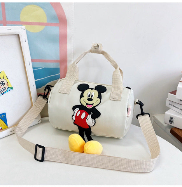 2022 neue Disney Umhängetaschen Cartoons Mickey Mouse Nylontasche Frauen Messenger Bag Cute Anime Fashion Handtasche Geschenke für ein Mädchen