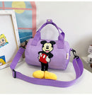 2022 neue Disney Umhängetaschen Cartoons Mickey Mouse Nylontasche Frauen Messenger Bag Cute Anime Fashion Handtasche Geschenke für ein Mädchen