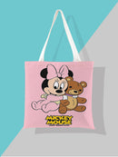 2022 neue Disney Umhängetaschen Cartoons Mickey Mouse Nylontasche Frauen Messenger Bag Cute Anime Fashion Handtasche Geschenke für ein Mädchen