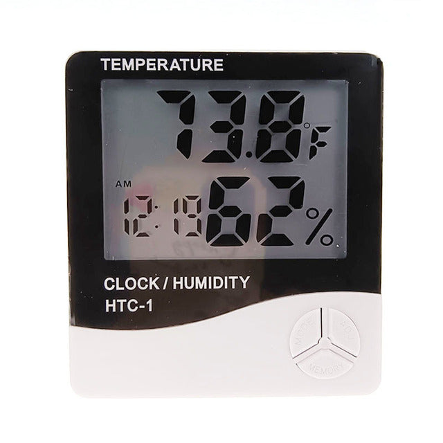 Termómetro digital Higrómetro Estación meteorológica interior para el hogar Mini termómetro de habitación Temperatura Humedad Monitor