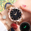 2022 Fashion Stars Damenuhr Luminous Charming Little Point Frosted Belt Watch Gepunktet mit römischer Skala Luxus Damen Casual