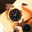 2022 Fashion Stars Damenuhr Luminous Charming Little Point Frosted Belt Watch Gepunktet mit römischer Skala Luxus Damen Casual