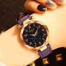 2022 Fashion Stars Damenuhr Luminous Charming Little Point Frosted Belt Watch Gepunktet mit römischer Skala Luxus Damen Casual