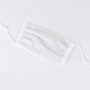 Glänzende Strass-Masken-Gesichts-Dekor-Schmuck-Bling-elastische Modeschmuck-Masken mit Gesichts-Bandana-Partei-Halloween-Cosplay-Mаска