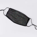 Glänzende Strass-Masken-Gesichts-Dekor-Schmuck-Bling-elastische Modeschmuck-Masken mit Gesichts-Bandana-Partei-Halloween-Cosplay-Mаска