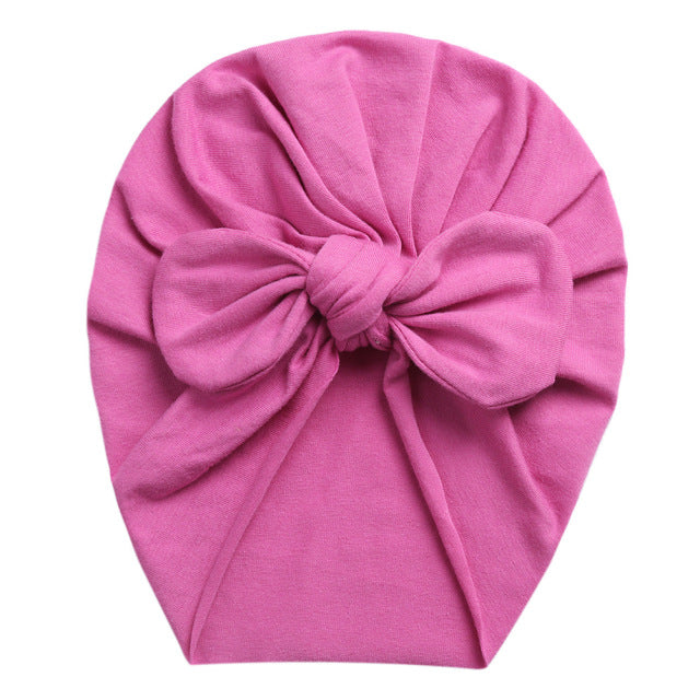 Rabbit Ears Knot Warm Indian Hat Baby Bandanas Turban Headband Girls Kids Hair Head Bands Accessories Headwrap Headdress