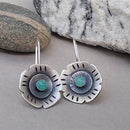 Trendy Frauen Ohrringe 4 Farben zarte Goldfarbe Inlay Naturstein Haken Ohrringe für Frauen Hochzeit Verlobungsschmuck