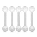 Baby-Sicherheits-Schubladenschloss Anti-Pinching Hand Schrank Schubladenschlösser Kunststoff Weiß Sicherheitsschnalle für Kinder Kinderschutz