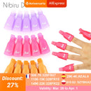 Kunststoff Nail Art Soak Off Cap Clips UV Gel Polish Remover Wrap Tool Flüssigkeit zum Entfernen von Lack Maniküre Werkzeugen