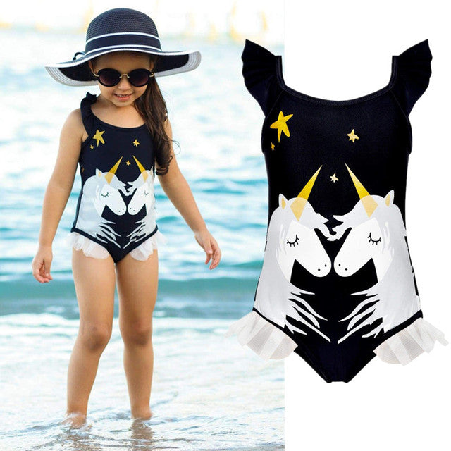 One Piece Swimwear Baby Girl Floral Strap Swimsuit Swimwear Swimming Suit Children Little Girls Summer Holiday Beach Wear