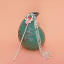 Antik-Haarschmuck, Quastenkante, Stufenhaarnadel, gewundene Haarnadel für Mädchen, Accessoires und Kopfbedeckung Pflaumenblüte