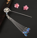 Antik-Haarschmuck, Quastenkante, Stufenhaarnadel, gewundene Haarnadel für Mädchen, Accessoires und Kopfbedeckung Pflaumenblüte