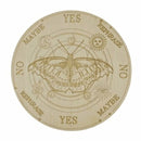 Wooden Divination Pendulum Board Star Sun Moon Energy Carven Plate Healing Meditation Board Ornaments Metaphysical Altar