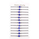 Klassisches Amulett Evil Nazar Eye Charm Armband Rot Schwarz Schnur Seil Geflochtene Freundschaftsarmbänder für Frauen Statement Schmuck
