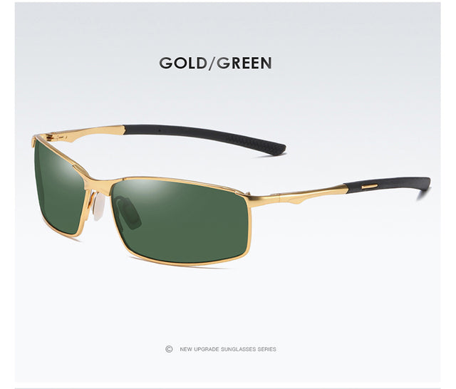 Aoron Polarisierte Sonnenbrille Herren / Damen Fahrspiegel Sonnenbrille Metallrahmen Brille UV400 Blendschutz Sonnenbrille Großhandel
