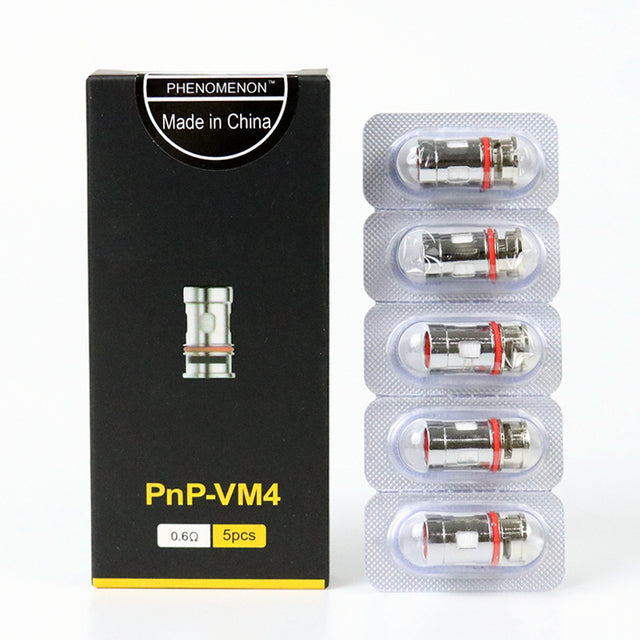 5 Stück PnP-Spule VM1 0,3 Ohm Ersatzspule TM1 0,6 Ohm / VM6 0,15 Ohm / R1 0,8 Ohm PnP-Spule für VINCI Drag X/S Mod Pod Kit