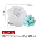 Mini Kaktus Form Kerze Silikonform Handgemachte DIY Desktop Dekoration Gips Epoxidharz Aromatherapie Kerze Silikonform