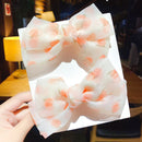 2022 Neue Schleife Kopfbedeckungen Nette Süße Kleine Mädchen Haarschmuck Sommer Mädchen Net Rot Clips Baby Haarnadeln Kinder Haarspangen Geschenke