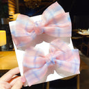 2022 Neue Schleife Kopfbedeckungen Nette Süße Kleine Mädchen Haarschmuck Sommer Mädchen Net Rot Clips Baby Haarnadeln Kinder Haarspangen Geschenke