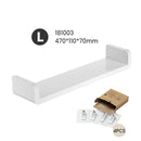 Neues an der Wand befestigtes Badezimmer-Lagerregal-Regal, weißer Make-up-Organizer, große Kapazität für Küche, Haushalt, Badezimmer-Accessoires