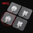 Drei Äste, drehbar, nahtlos, Klebehaken, starker Lagerhaken, Küchenwandaufhänger, Badezimmer, Küche, Zubehör, Haken