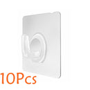 20 Stück Wandaufbewahrungshaken Stanzfreie Steckdosenhalter Küche Stealth Haken Wandkleber Aufhänger Badezimmer