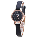 Women Watches Vintage Small Dial Watch Sweet Leather Strap Casual Women&