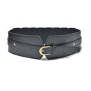 Luxury ladies wide belt elastic vintage buckle leather wide fashion wild pin buckle women&