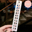 Ncmama 12 unids/set Mini empuñaduras antideslizantes de diamantes de imitación pinzas para el cabello para mujeres niñas dientes brillantes abrazaderas de Metal flor accesorios para el cabello