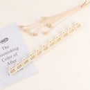 Ncmama 12 unids/set Mini empuñaduras antideslizantes de diamantes de imitación pinzas para el cabello para mujeres niñas dientes brillantes abrazaderas de Metal flor accesorios para el cabello