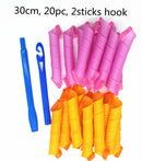 10/20 STÜCKE 30/45 CM Magische Lockenwickler Lockenwickler Kit Schneckenform Nicht Wellenform Spirale Runde Locken Keine Hitze Lockenwickler für extra langes Haar