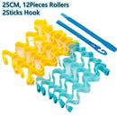 10/20 STÜCKE 30/45 CM Magische Lockenwickler Lockenwickler Kit Schneckenform Nicht Wellenform Spirale Runde Locken Keine Hitze Lockenwickler für extra langes Haar