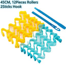 10/20 STÜCKE 30/45 CM Magische Lockenwickler Lockenwickler Kit Schneckenform Nicht Wellenform Spirale Runde Locken Keine Hitze Lockenwickler für extra langes Haar