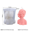 Europäischer Stil Retro Römische Säule Kerze Silikonform Handgemachte DIY Backformen Gips Seifenform Weihnachtsgeschenke Dekoration