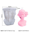 Europäischer Stil Retro Römische Säule Kerze Silikonform Handgemachte DIY Backformen Gips Seifenform Weihnachtsgeschenke Dekoration