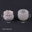 DIY Round Candle Jar Pot Silicone Molds for Making Uv Epoxy Plaster Concrete Storage Box Mould Home Decor Flower Pot Planter