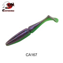 ESFISHING 100mm125mm155mm200mm Easy Shiner Qualität Pesca Soft Fishing Lure Silikon Köder Wobbler Leurre Souple Kostenloser Versand