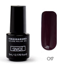 Fengshangmei 5ml Professioneller Gellack Langanhaltendes Nageldesign Gelpolish Home DIY 225 Farben Easy Soak Off Nail Gel