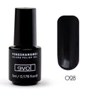 Fengshangmei 5ml Professioneller Gellack Langanhaltendes Nageldesign Gelpolish Home DIY 225 Farben Easy Soak Off Nail Gel